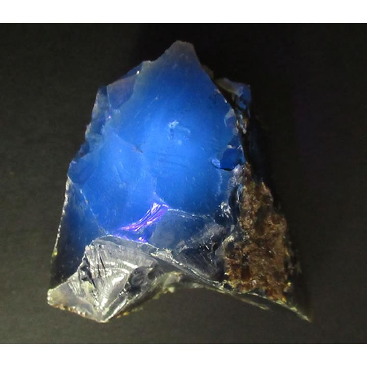 ブルーアンバー原石 ブルーアンバー原石 77g 琥珀 スマトラ産 心に太陽の力と生命力を