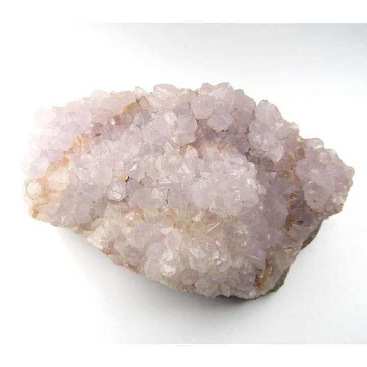 【天然石】高品質 ラベンダーアメジスト 原石　クラスター チベット産ラベンダーアメジストクラスター606g アクセサリーなどの