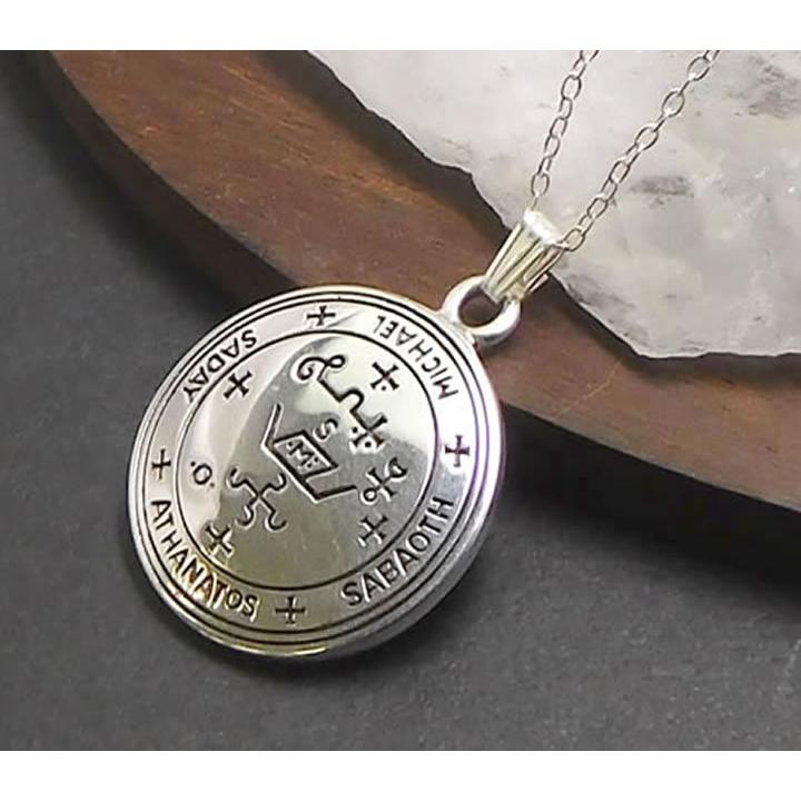 大天使ミカエルの召喚図形護符シルバー925 ペンダント ソロモンの鍵