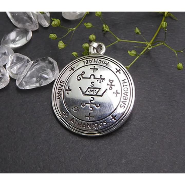 大天使ミカエルの召喚図形護符シルバー925 ペンダント ソロモンの鍵