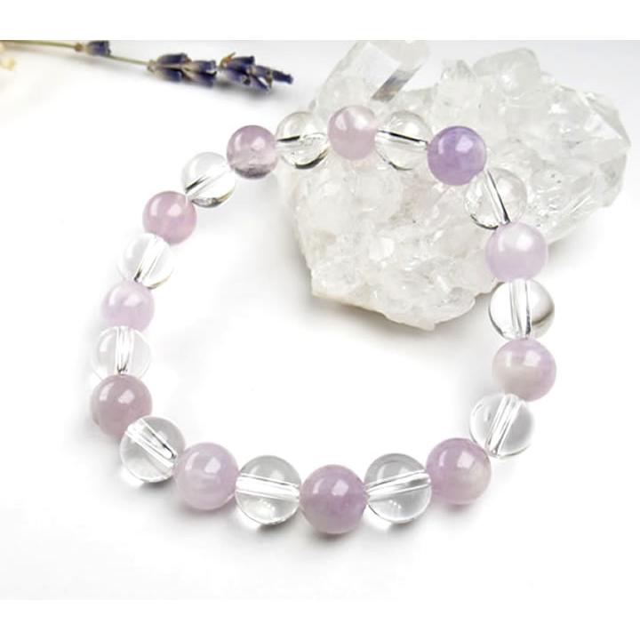 アゾゼオアムアゼツ 水晶 ブレスレット 8mm【H&E社証明書付】超能力を