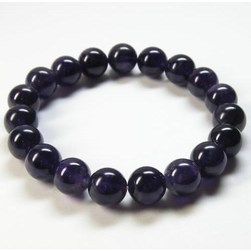 ブラックアメジスト10mmブレスレット スピリチュアルエネルギーを放つ