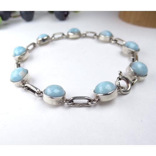 ラリマーブレスレット8mm B1larimar004 : ラベンダーストーン - 通販