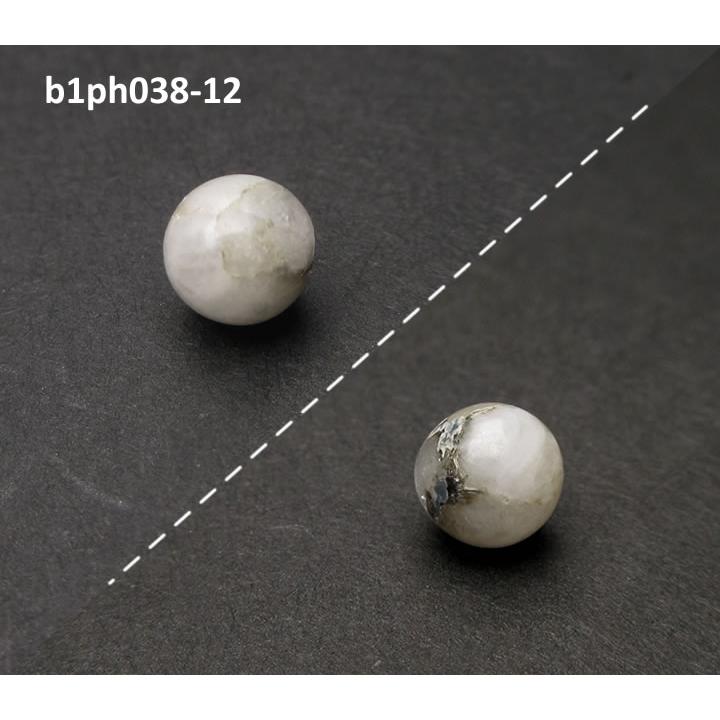 ロシア産フェナカイト6mm  アゾゼオアゼツライト H&E社 ブラックトルマリン カットクォーツ ブレスレット  B1ph038の画像