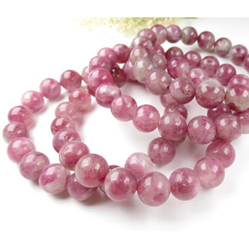 高品質ピンクトルマリンシリカ ブレスレット ピンクトルマリンイン