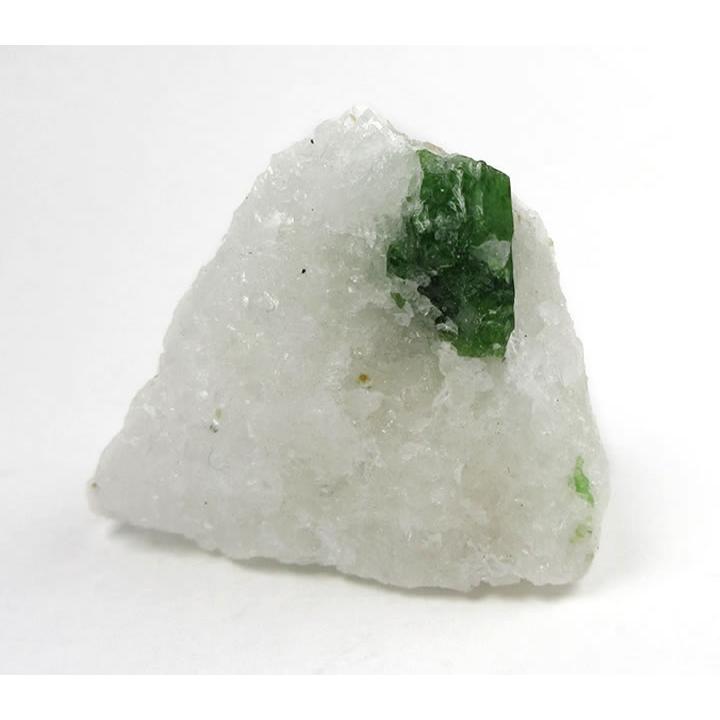 パーガサイト結晶onカルサイト 42g アンジェリナイトそっくり 美しい