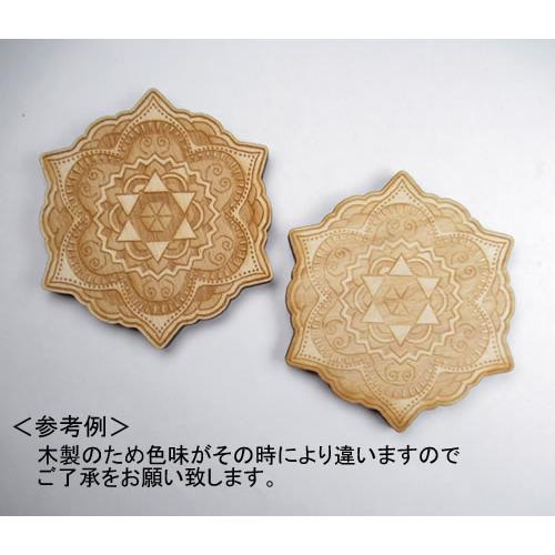 マンダラ クリスタルグリッド H&E社 アセンション 直径14cm 【予約販売商品】接着剤固定タイプ ダビデの星 cg004の画像