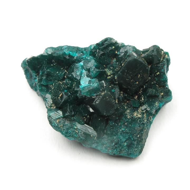 ダイオプテーズ 原石 27g 透明感のある深いグリーンの結晶が大変美しい
