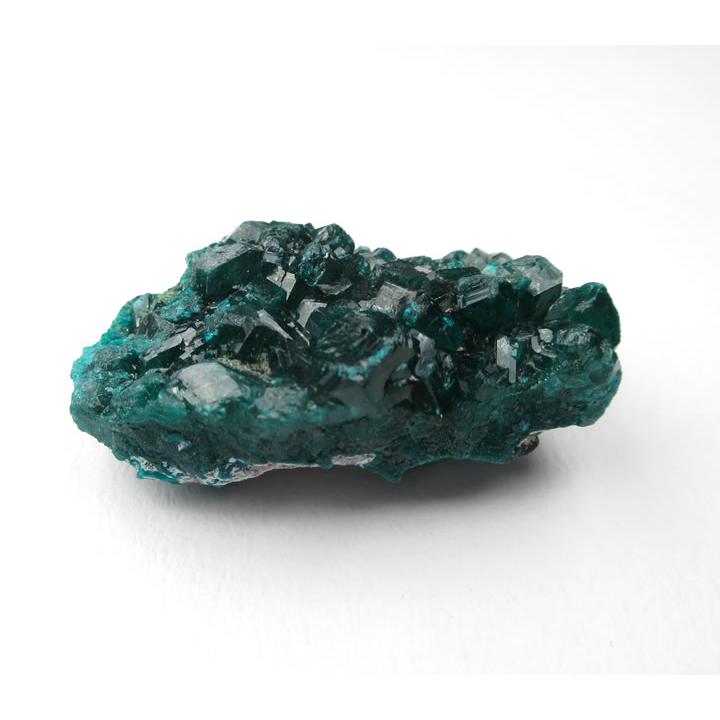 ダイオプテーズ 原石 19g 透明感のある深いグリーンの結晶が大変美しい