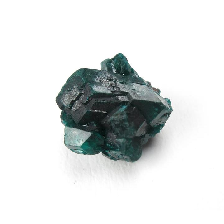 ダイオプテーズ 原石 5g 透明感のある深いグリーンの結晶が大変美しい