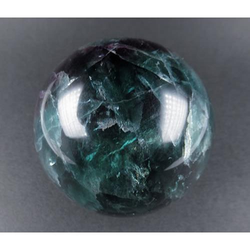 パープルフローライトスフィア パープルフローライト スフィア・ラウンド40mm 1個｜天然石ビーズの卸