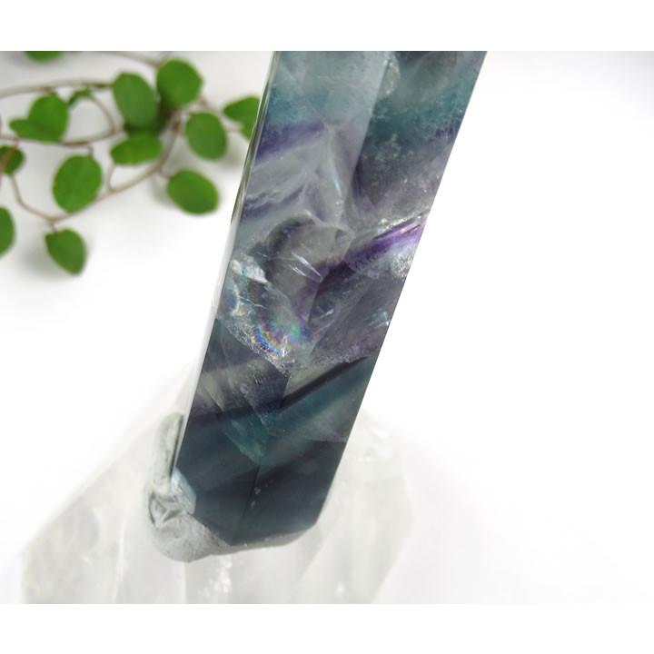 sufiakun様 エンジェルフェザーフローライト 大きめ ハート 握り石