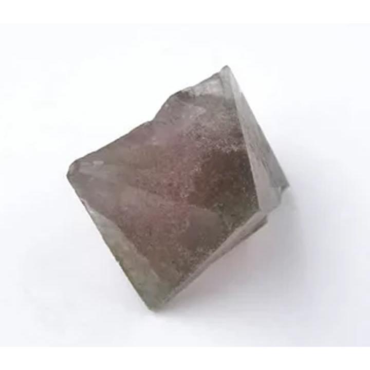 ピンクフローライト 八面体結晶 7.8g 内モンゴル産 透かして見ると透明
