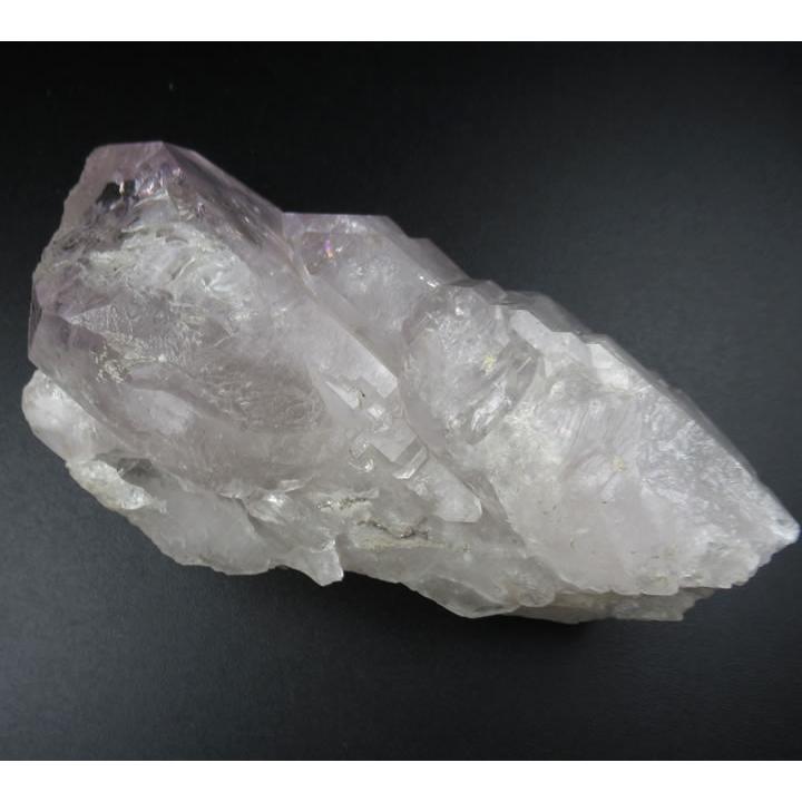 ガネーシュヒマール水晶 アメジスト カシードラル 550g 虹あり 大変