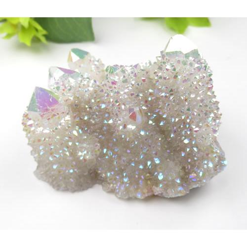 エンジェルオーラスピリットクォーツ クラスター原石 85.1g H&E社