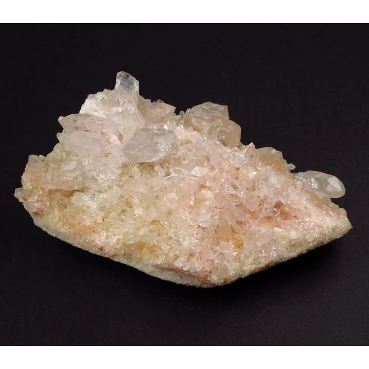 ヒマラヤ ピンククォーツクラスター 128.4g クル山系サマディ産 透明感