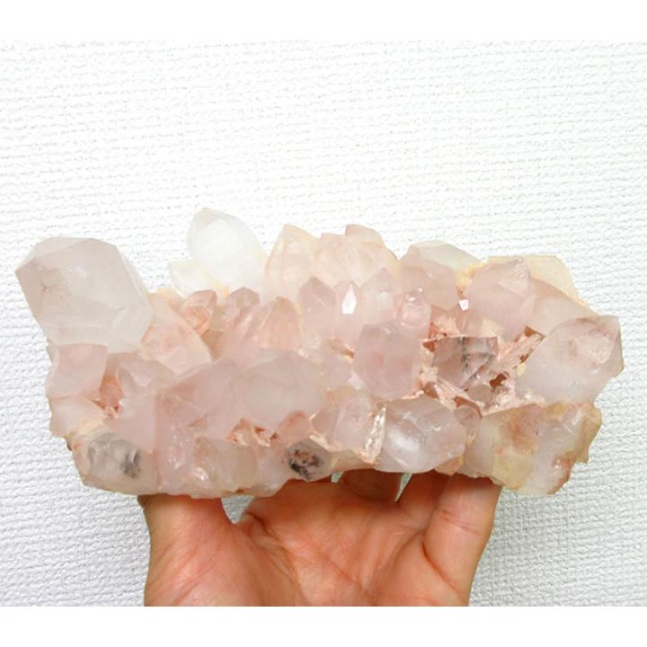 ヒマラヤ ピンククォーツクラスター 746g クル山系サマディ産 慈愛の