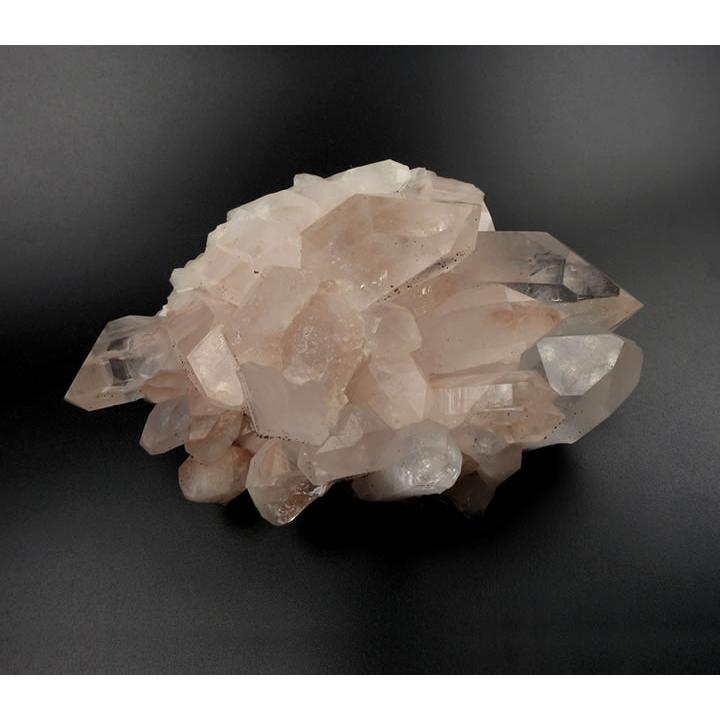 ヒマラヤ ピンククォーツクラスター 395g クル山系サマディ産 虹あり