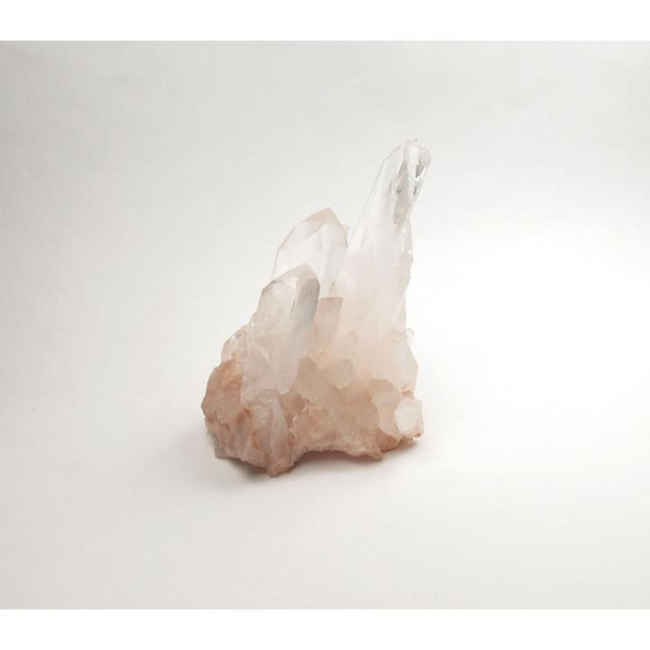 ヒマラヤ ピンククォーツ クラスター 150g クル山系サマディ産 透明感