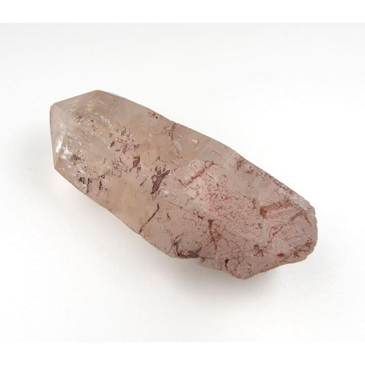 【天然石】ヒマラヤ・ニルヴァーナ水晶/涅槃水晶/アイスクリスタル アイスクリスタル ピンク ヒマラヤ水晶 虹あり 69g 涅槃 地上において