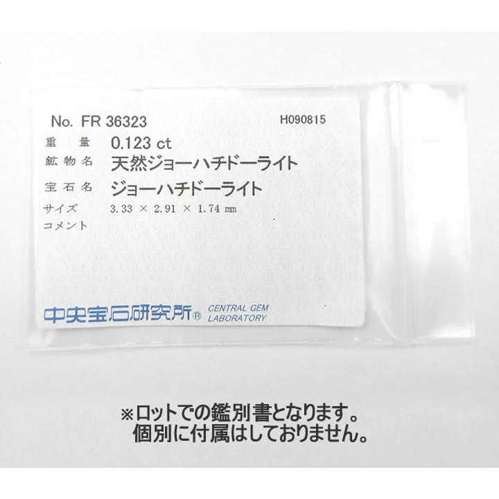 ジョーハチドーライト オーバル 0.48ct 5mm 超稀少 ミャンマー産 幻の