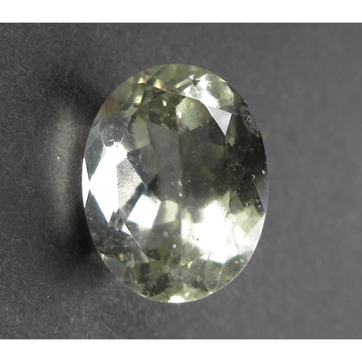 AAAAAリビアングラス ルース 7.3ct【鑑別書付】14×11mm 1点もの 