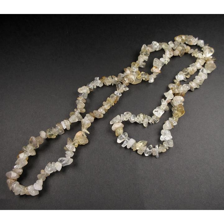 アゾゼオ ゴールデンアゼツライト さざれネックレス ヘブンアンド