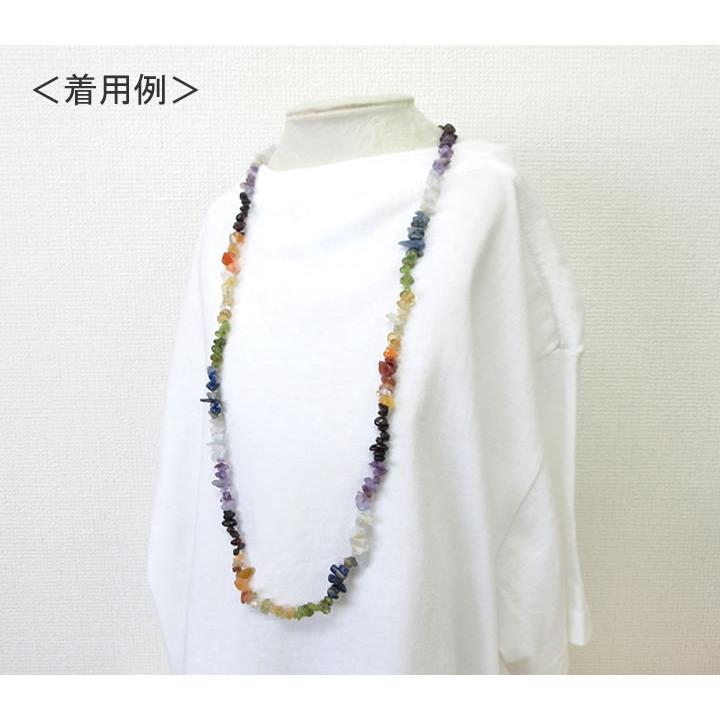 チャクラ さざれネックレス ヘブンアンドアース社 ガーネット