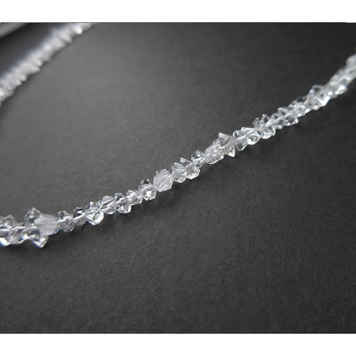 ハーキマーダイヤモンドクォーツ ネックレス H&E社 ハーキマー産