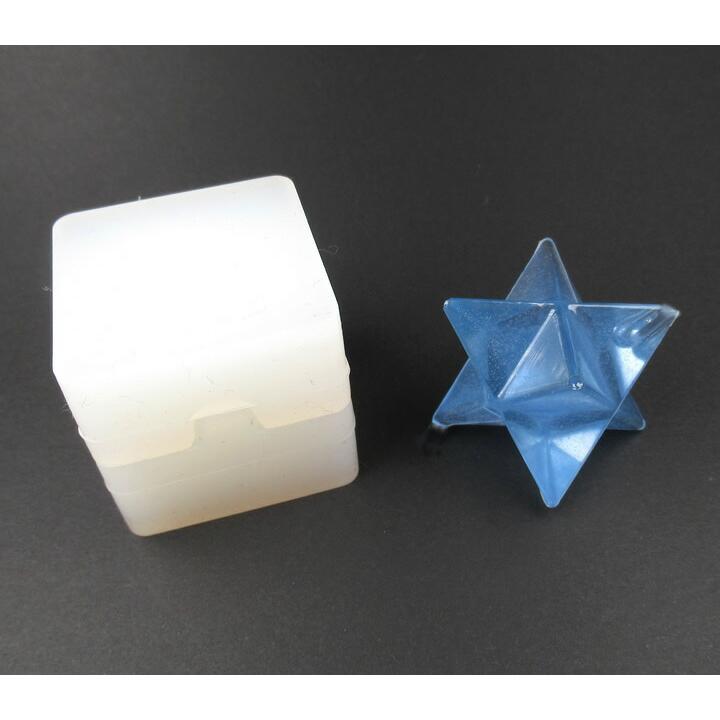 マカバスター立体シリコンモールド 40mm メルカバ オルゴナイト 粘土