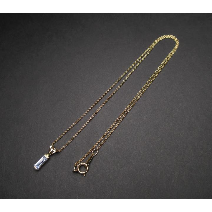 0.4ctジェレメジェバイト14K ペンダント 予言や千里眼の