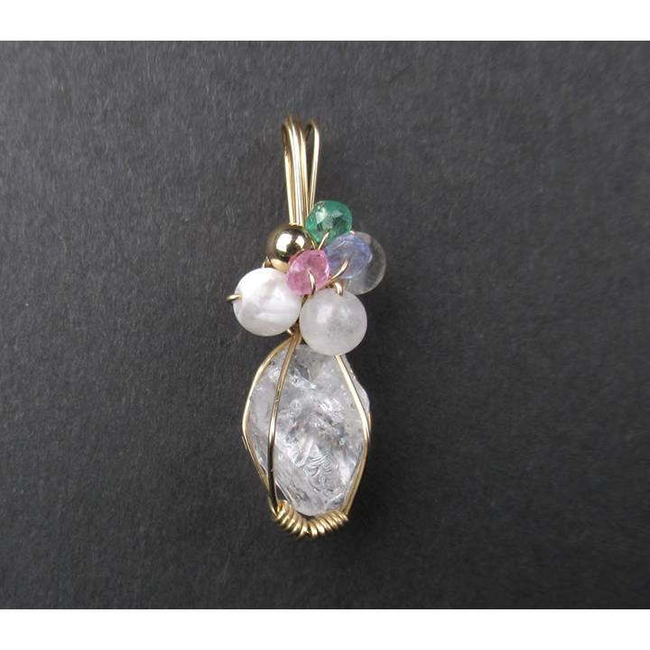 アゾゼオフェナカイト原石 ブラジル産 4.3ct 14kgfペンダント H&E社 