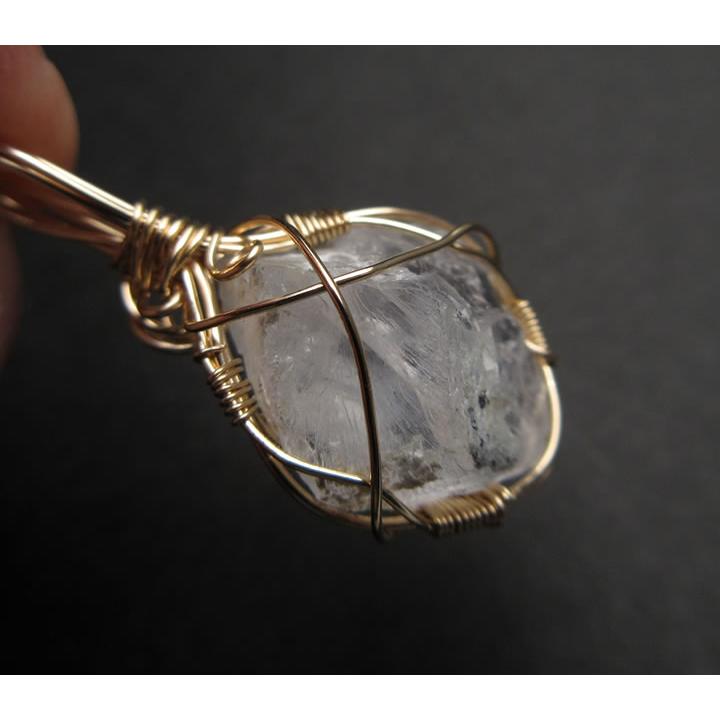 アゾゼオ フェナカイト 原石 ブラジル産 6.9ct 14kgfペンダント H&E社