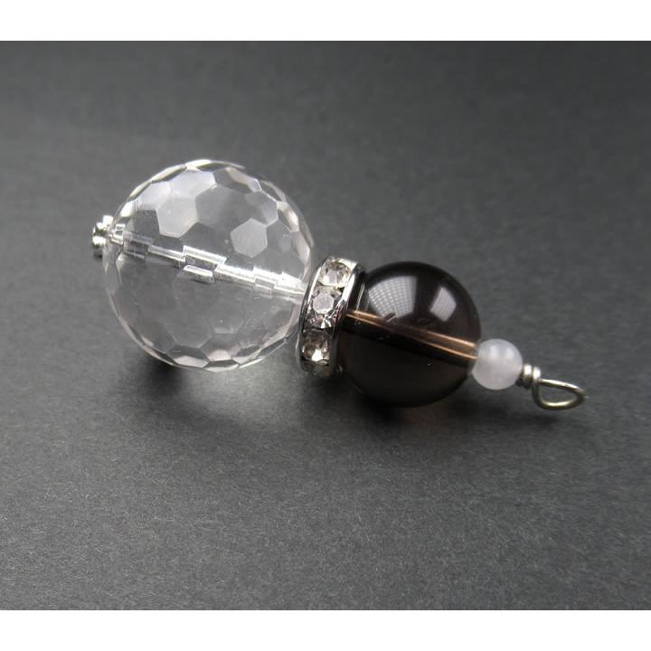 センティエントプラズマクリスタル18mm スモーキクォーツ12mmm