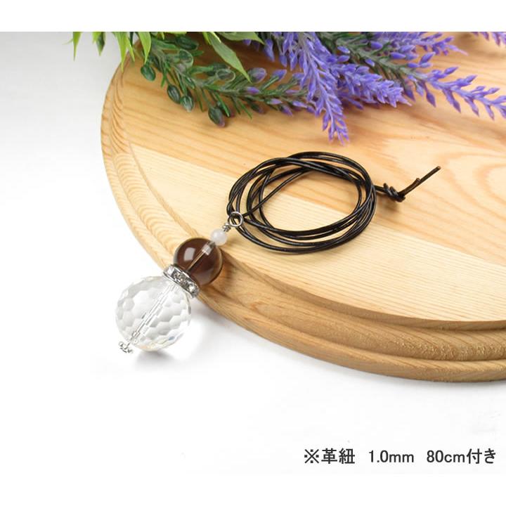 センティエントプラズマクリスタル18mm スモーキクォーツ12mmm