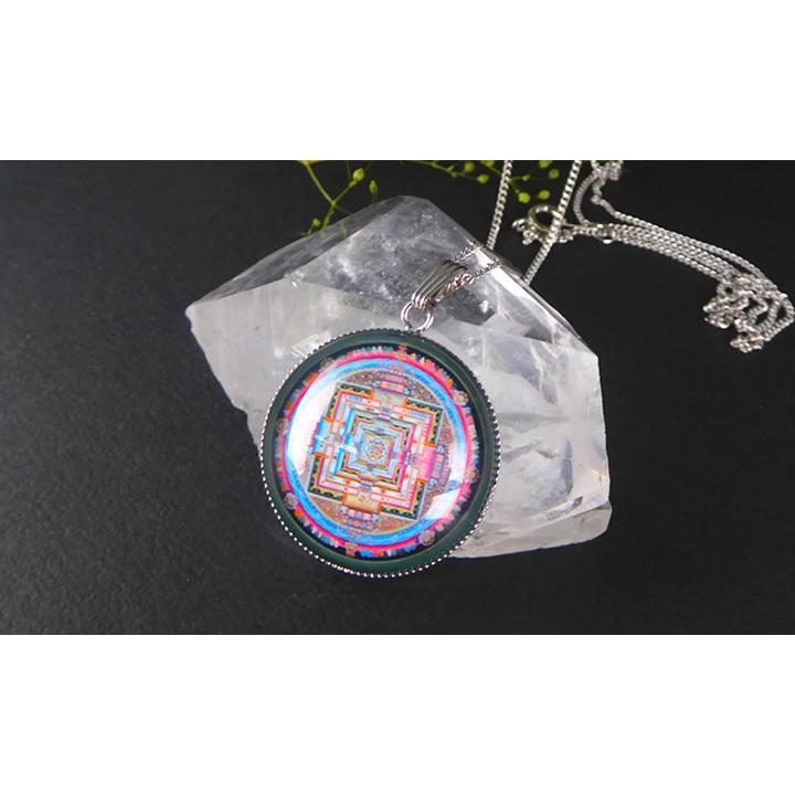 チベット・カーラチャクラ ( 時輪曼荼羅 ) マンダラ ペンダント