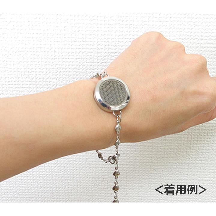 アロマディフューザー ブレスレット 25mm フラワーオブライフ カラー