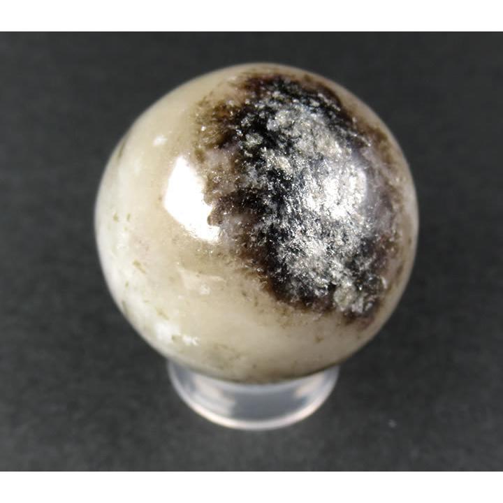 ロシア産フェナカイト25mmスフィア丸玉 26.0g シラー 幸運の青い星 H&E