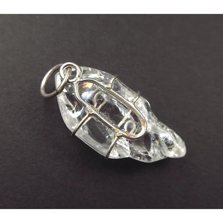 宝石質アゾゼオフェナカイトペンダント 21.6ct 虹あり H&E社証明書付き この品質は大変稀少 最高の波動 天然石 パワーストーン phw234の画像