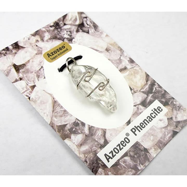 宝石質アゾゼオフェナカイトペンダント 21.6ct 虹あり H&E社証明書付き この品質は大変稀少 最高の波動 天然石 パワーストーン phw234の画像