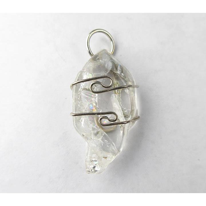 宝石質アゾゼオフェナカイトペンダント 21.6ct 虹あり H&E社証明書付き この品質は大変稀少 最高の波動 天然石 パワーストーン phw234の画像