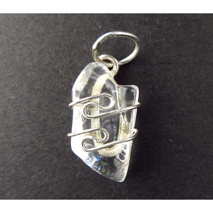 宝石質アゾゼオフェナカイトペンダント 10.0ct 虹あり H&E社証明書付き