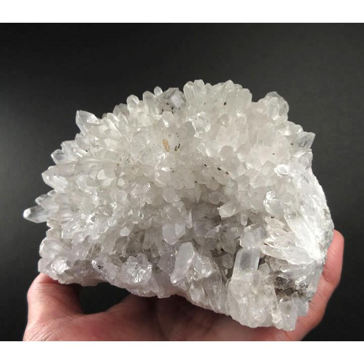 中国貴州省産 水晶クラスター 1162g 天然水晶 原石 白く美しい透明