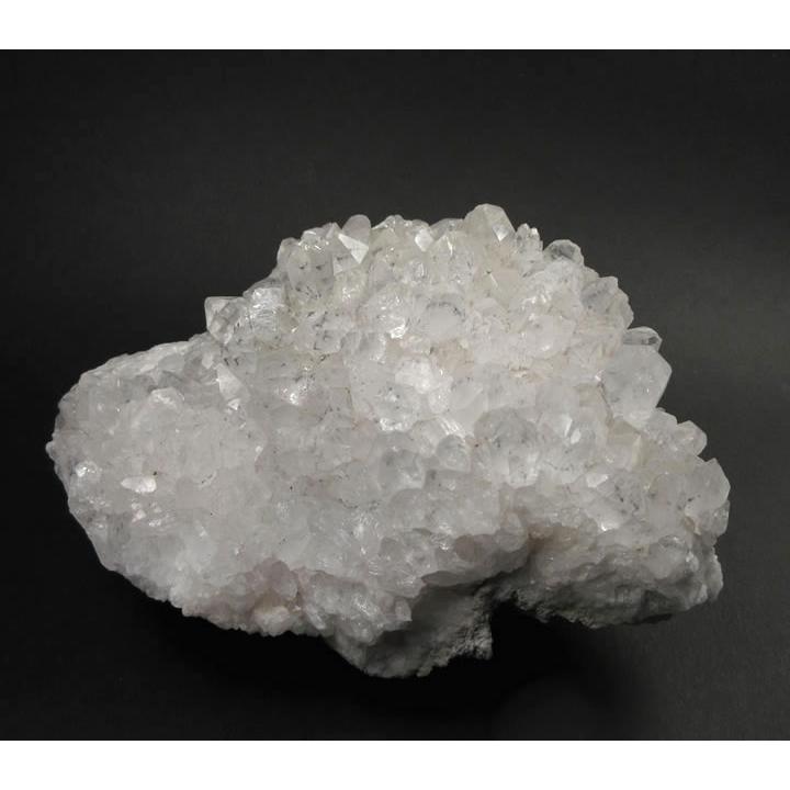 中国貴州省産 水晶クラスター 648g 天然水晶 原石 白く美しい透明結晶