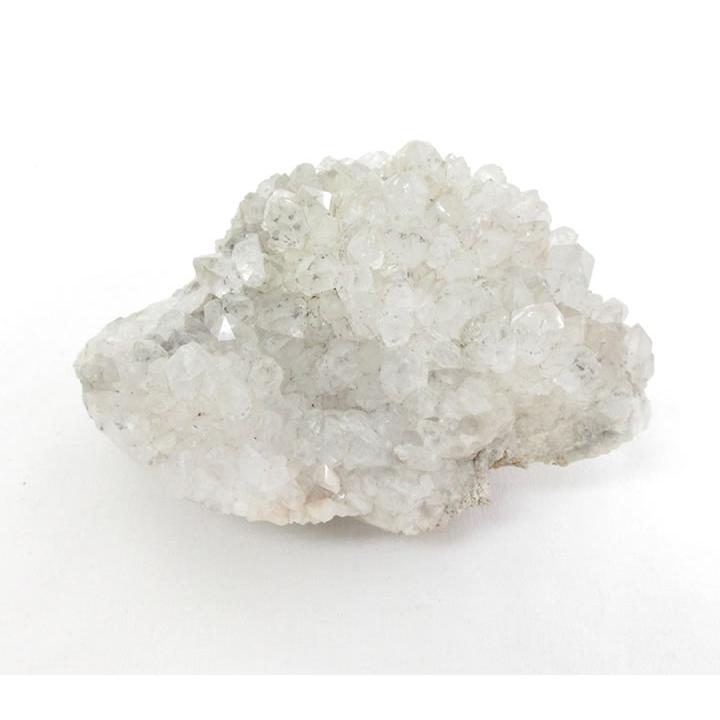 中国貴州省産 水晶クラスター 648g 天然水晶 原石 白く美しい透明結晶