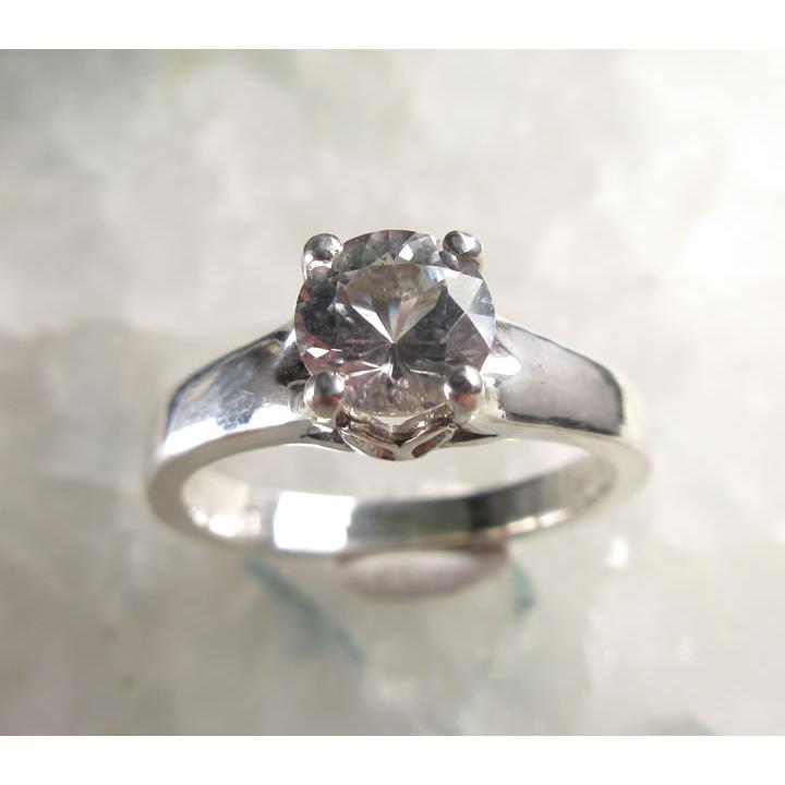 フェナカイト 0.78ct リング6mm ヘブンアンドアース社 オールドストック 稀少 アフリカンクリアフェナカイト サイズ変更無料 最高の波動 R1ph217の画像