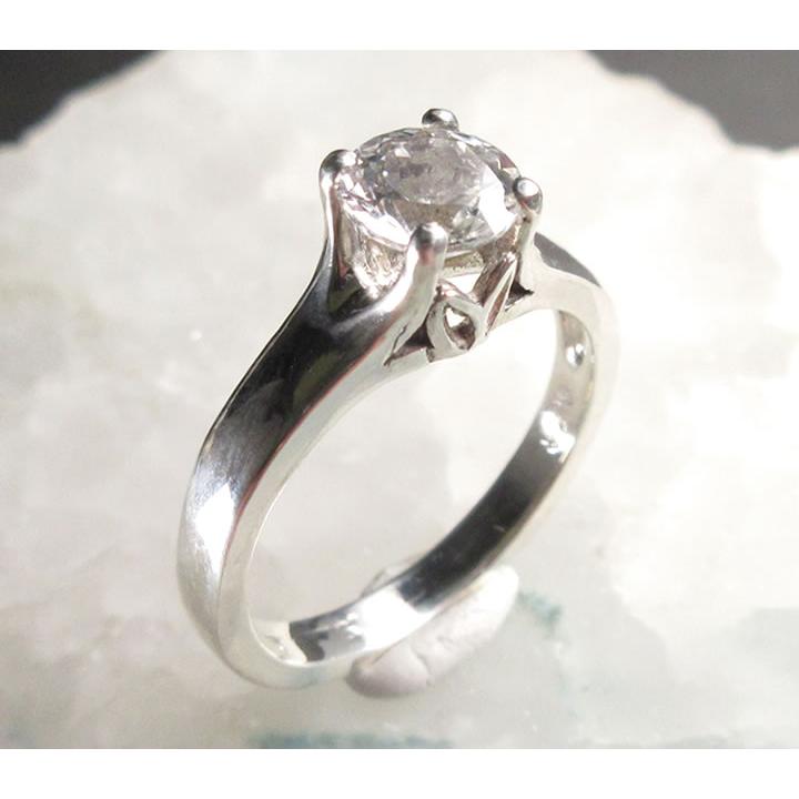 フェナカイト 0.78ct リング6mm ヘブンアンドアース社 オールドストック 稀少 アフリカンクリアフェナカイト サイズ変更無料 最高の波動 R1ph217の画像