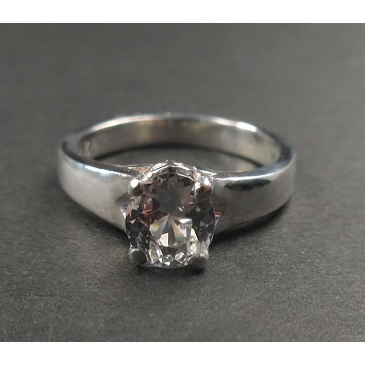 フェナカイト 0.64ct リング6mm ヘブンアンドアース社 オールドストック 稀少 アフリカンクリアフェナカイト サイズ変更無料 最高の波動 R1ph218の画像