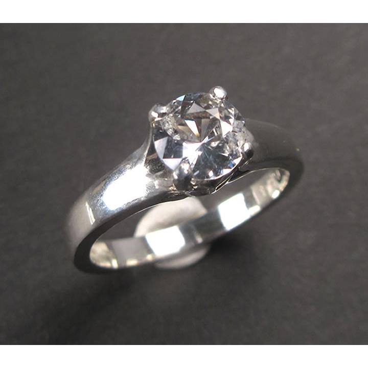 フェナカイト 0.64ct リング6mm ヘブンアンドアース社 オールドストック 稀少 アフリカンクリアフェナカイト サイズ変更無料 最高の波動 R1ph218の画像