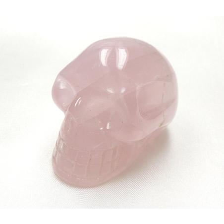 ローズクォーツ 50mmスカル マダガスカル産 rosesk002 : ラベンダー